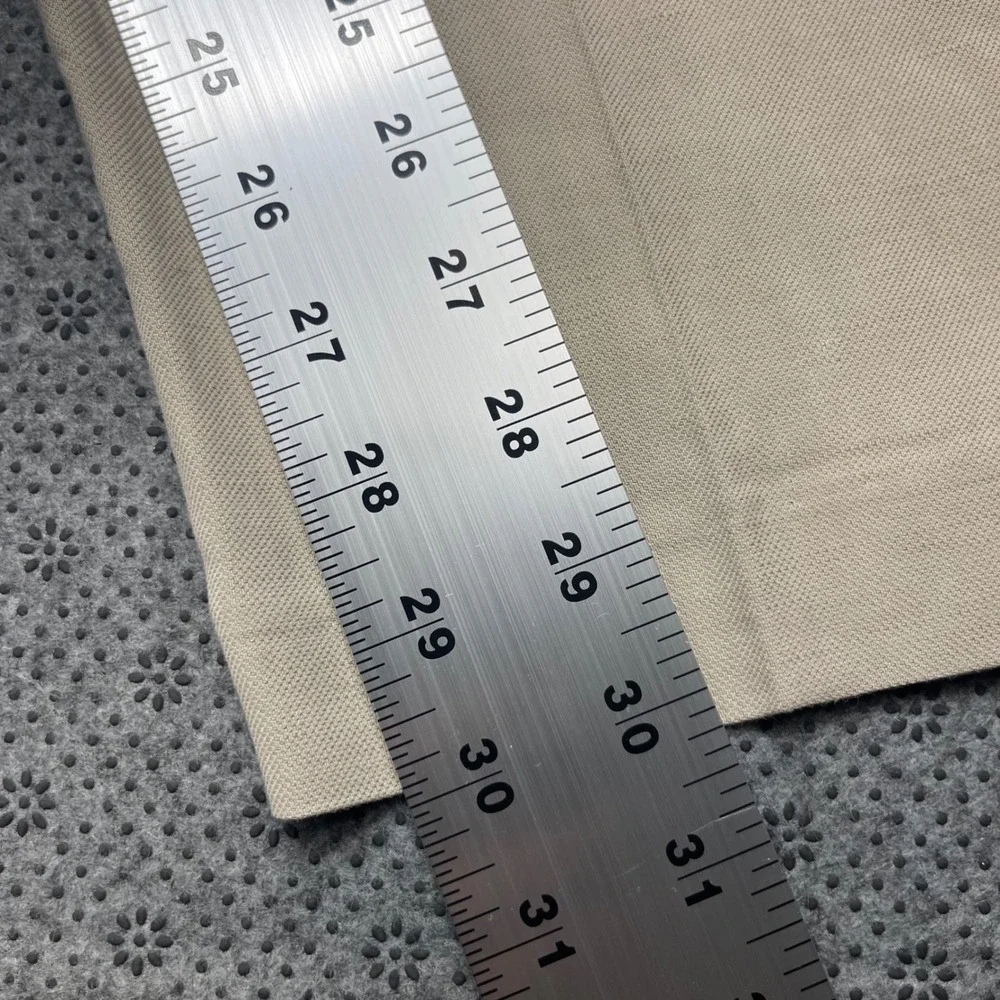 NEW Zara Man Mens Beige Linen Blend Straight Summer Trouser Pants Mens W32 x L30
